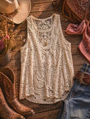 Say What? | Women's Large | Cream | Great for Layering